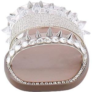 Amazon.com | Steve Madden Leandra Clear Embellishment Amazon.com | Steve Madden Leandra Clear Embellishment